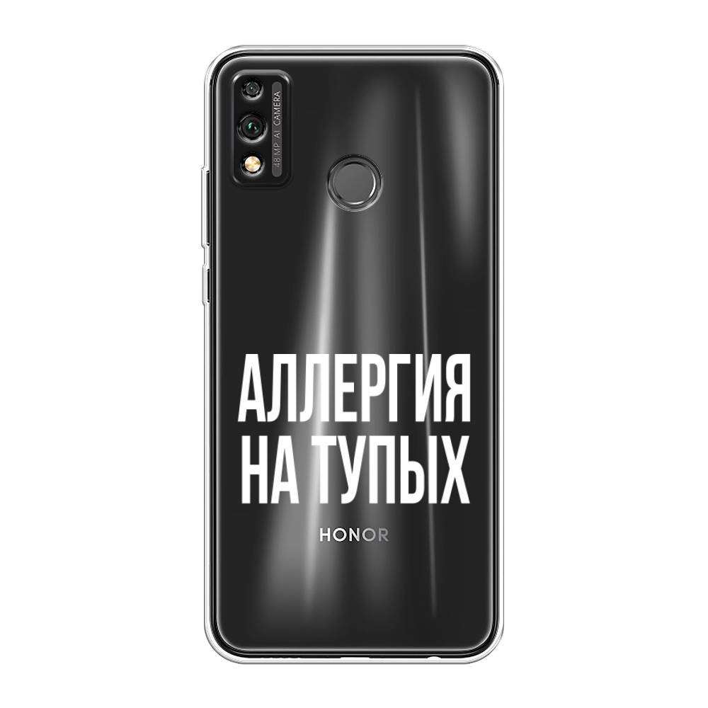 

Чехол Awog на Honor 9X Lite "Аллергия на тупых", Прозрачный;бежевый, 6104250-6