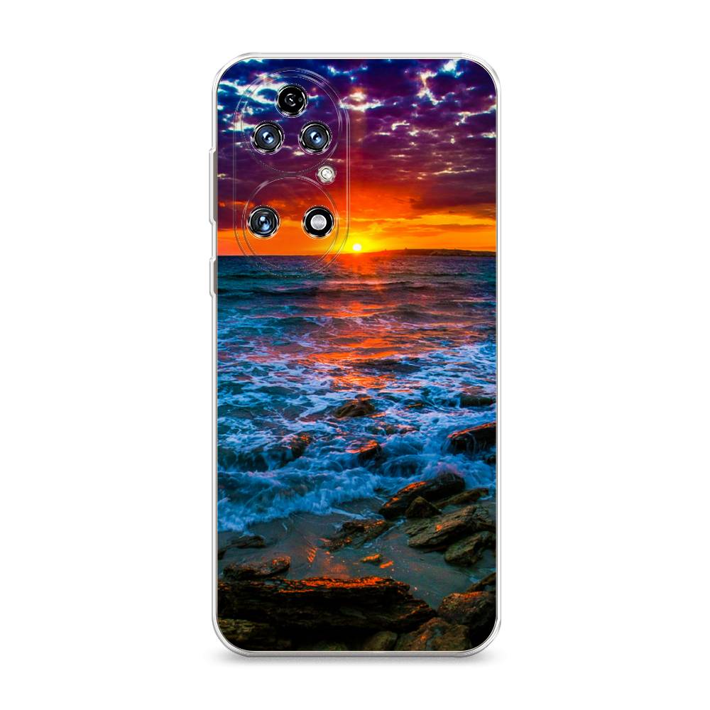 

Чехол на Huawei P50 "Закат 1", Оранжевый;синий, 6104950-2