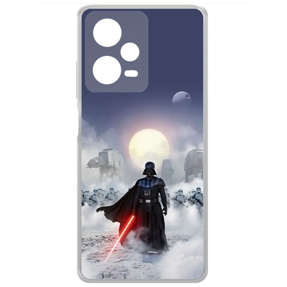 

Чехол-накладка Clear Case Звездные Войны. Дарт Вейдер для Xiaomi Redmi Note 12 Pro+ 5G, Прозрачный