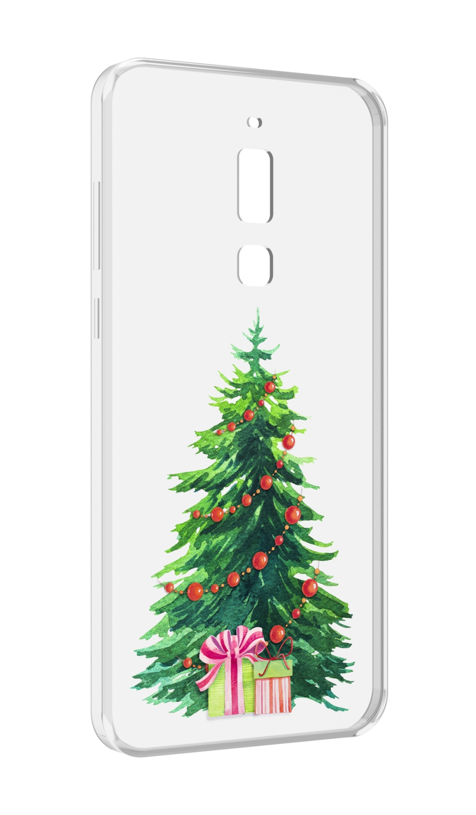

Чехол MyPads Елка новогодняя с подарками акварель для Meizu M6T, Прозрачный, Tocco