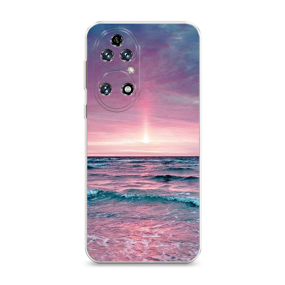 

Чехол на Huawei P50 "Восход 3", Розовый;голубой, 6104950-2