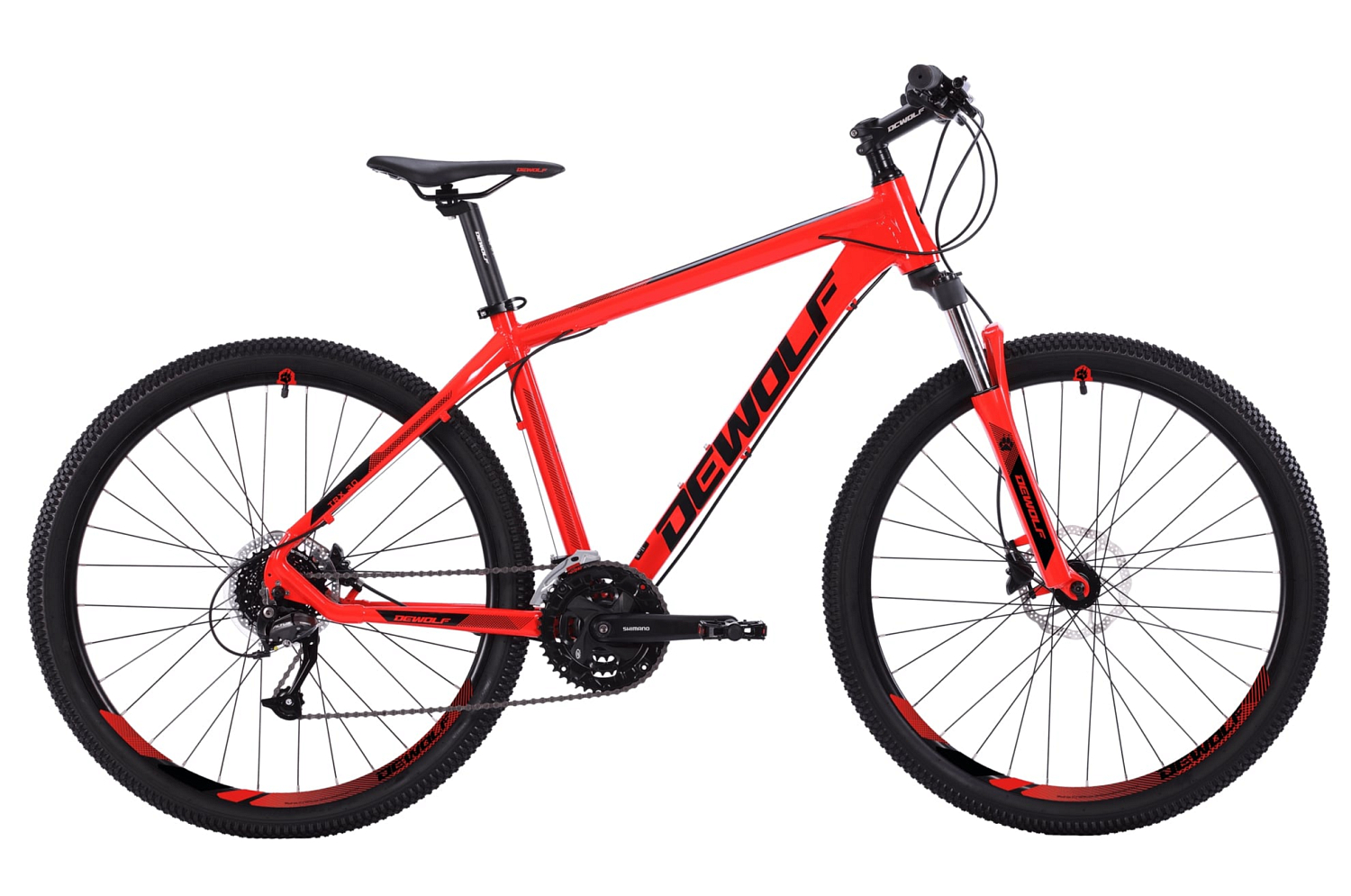 фото Велосипед dewolf trx 30 2022 20" ярко-красный/черный
