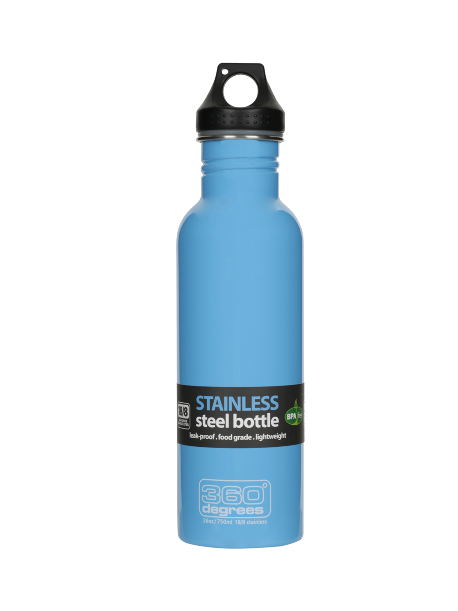 Фляга 360 Degrees Bottle Single Wall Stainless 750Ml Skyblu