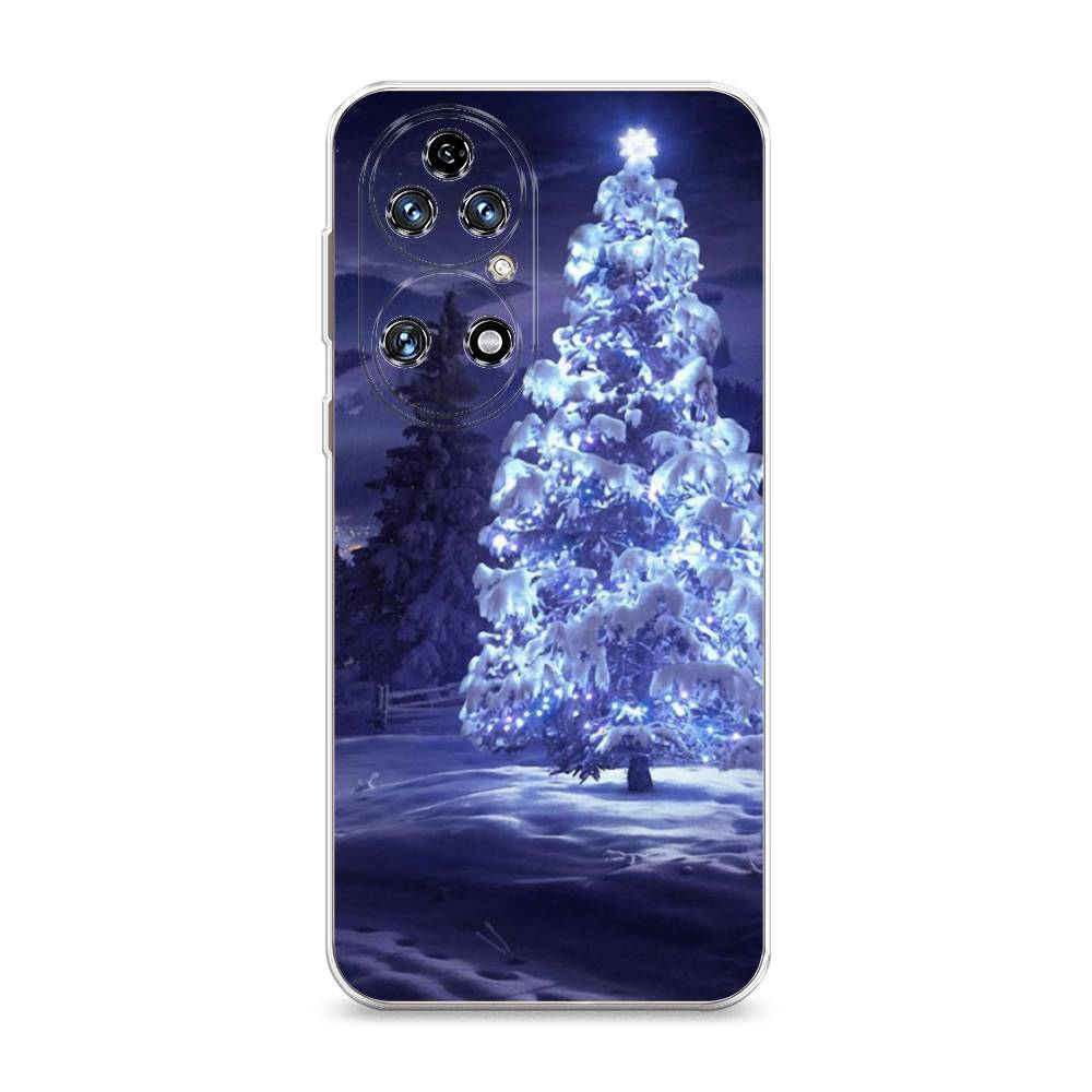 

Чехол на Huawei P50 "Зима 4", Синий;черный;белый, 6104950-2