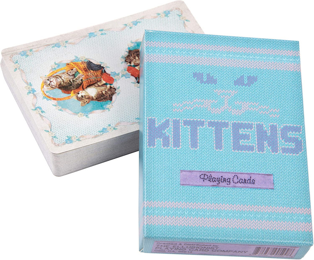 

Карты United States Playing Card Company ELL68 - Ellusionist Kittens Blue