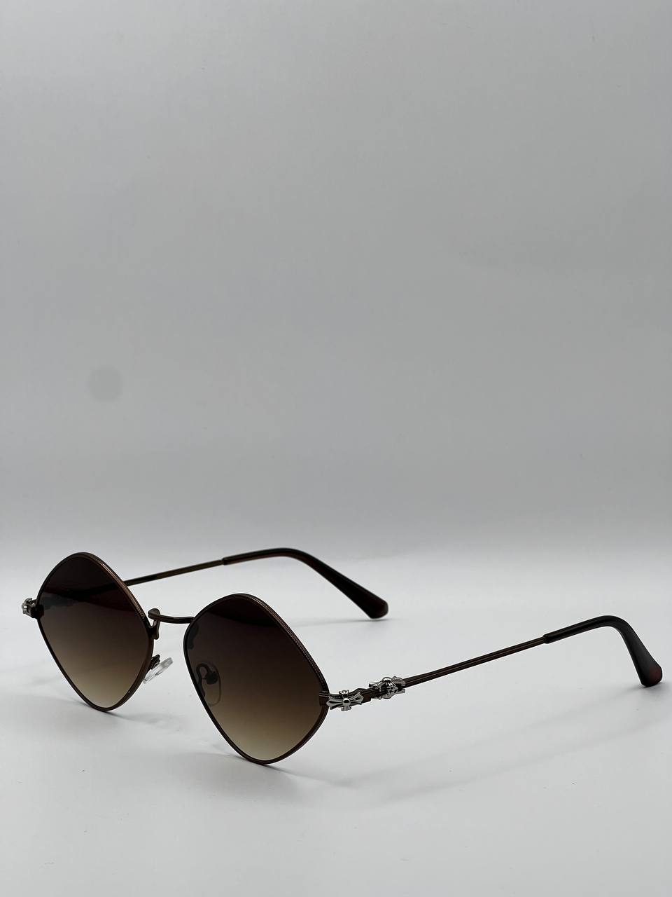 Солнцезащитные очки женские SunGold Ромб2, коричневые
