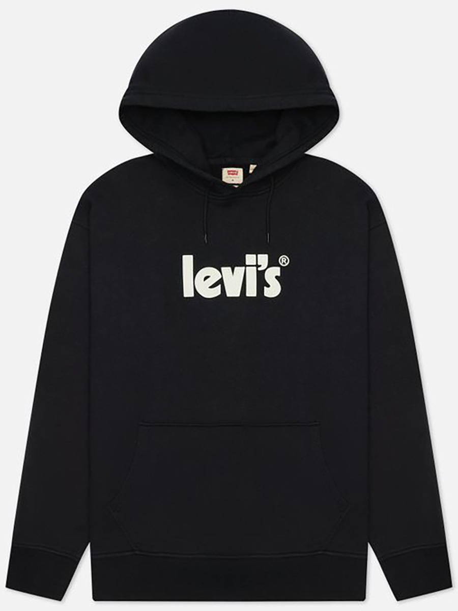 

Худи мужское Levi's 38479-0079 черное 2XL, 38479-0079