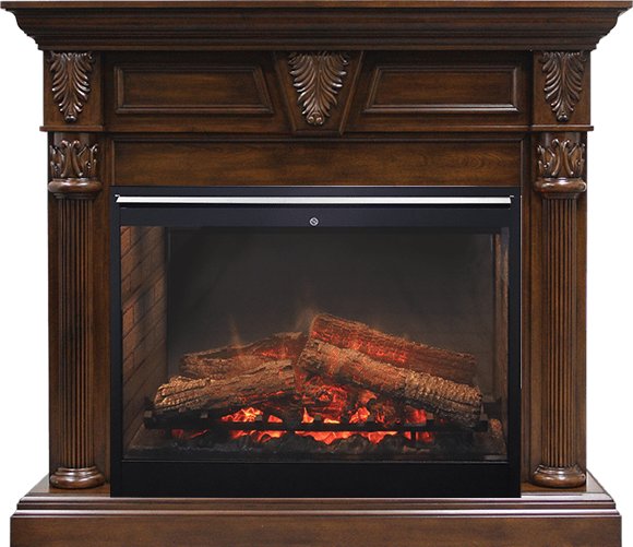 

Каминокомплект Sheffield - Темный орех с очагом Symphony 30'' DF3020-INT