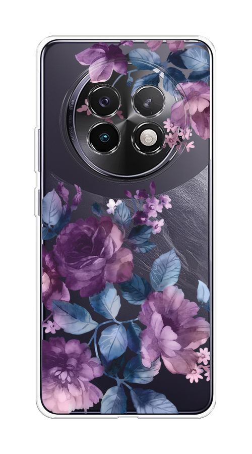 

Чехол на Realme 13+ "Purple Blossoms", Синий;фиолетовый, 2518750-1