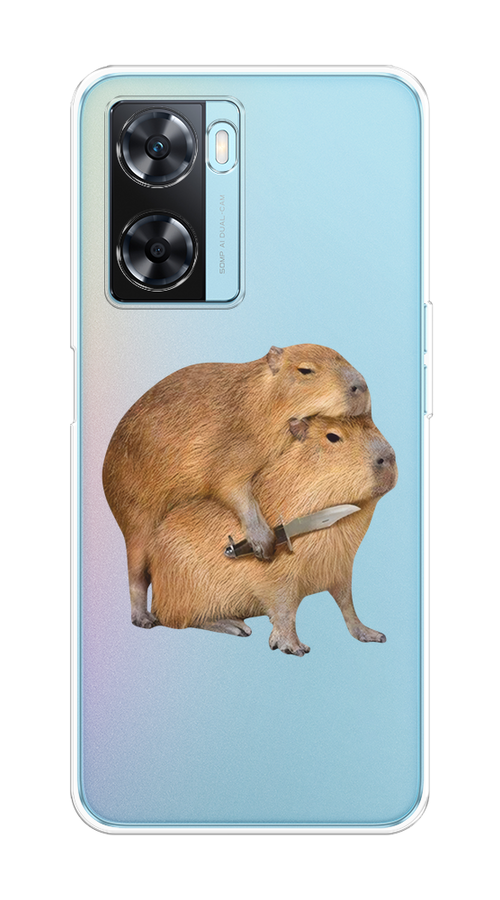 

Чехол на OnePlus Nord N20 SE "Капибара с ножом", Бежевый, 153450-1