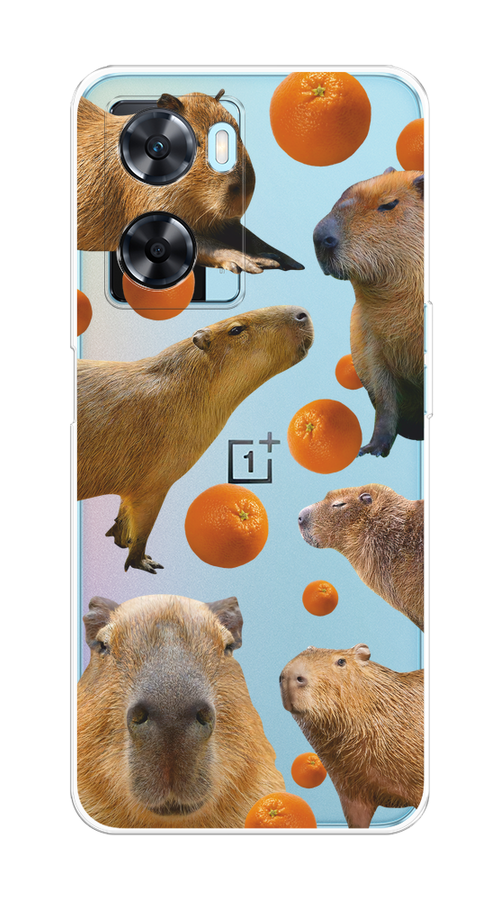 

Чехол на OnePlus Nord N20 SE "Капибара и апельсины", 153450-1