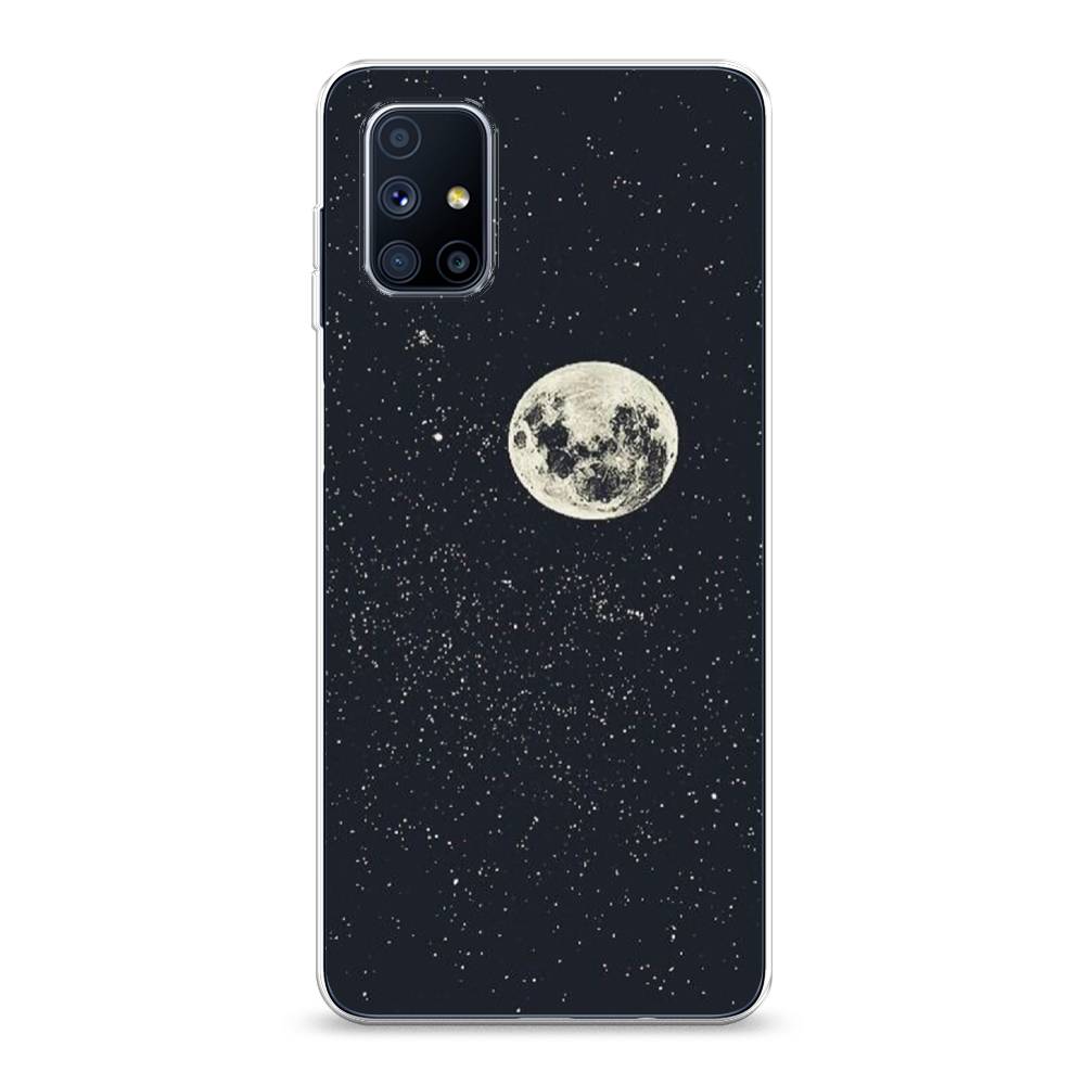 

Чехол на Samsung Galaxy M51 "Полнолуние", Красный, 2101550-2