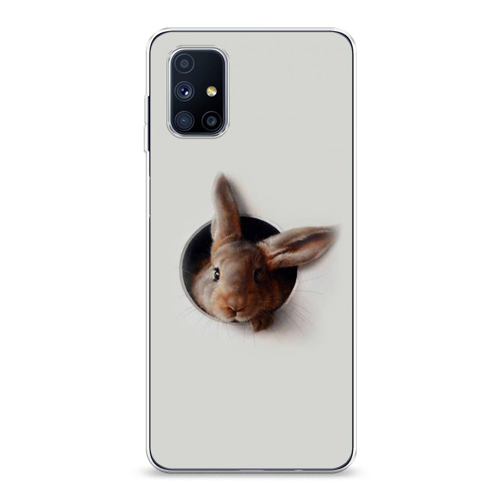 

Чехол на Samsung Galaxy M51 "Любопытный кролик", Серый;коричневый, 2101550-1