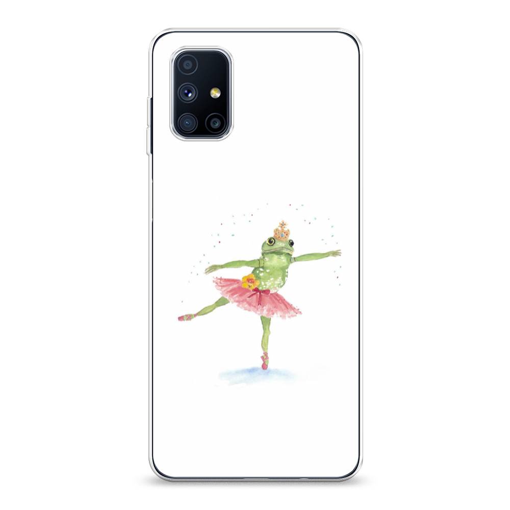 

Чехол на Samsung Galaxy M51 "Лягушка-балерина", Зеленый, 2101550-4
