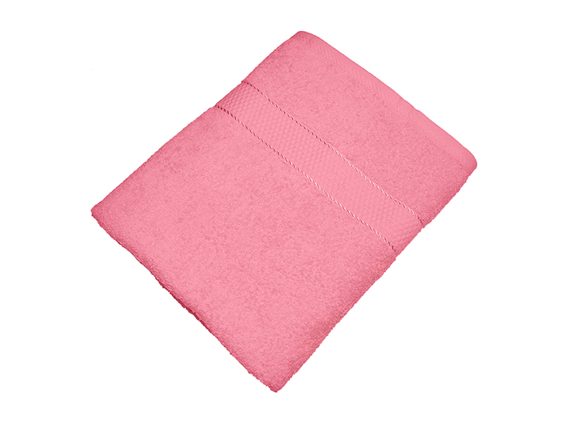 фото Махровое полотенце розовый 70*135-100% хлопок, узт-пм-113-08-04 aisha