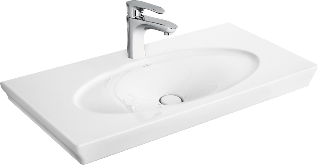 фото Раковина villeroy & boch la belle 6124 11r1 alpin ceramicplus