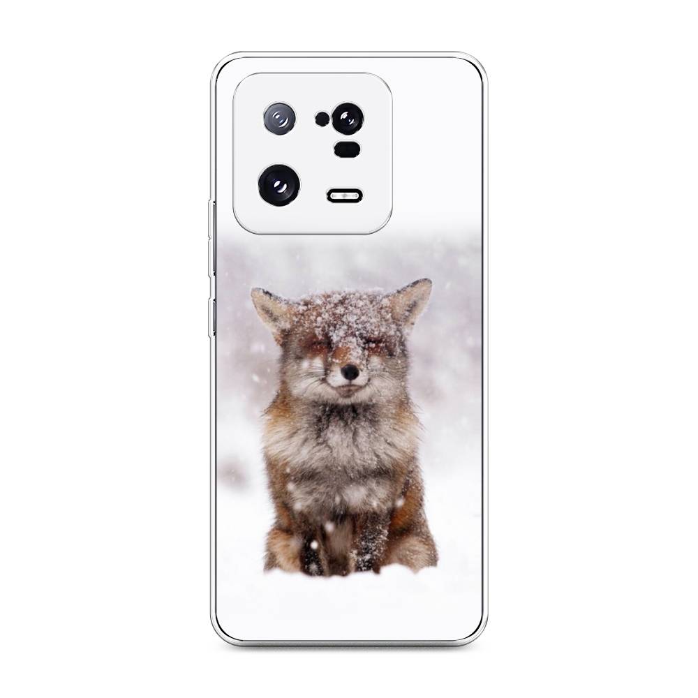 

Чехол на Xiaomi 13 Pro 5G "Зимняя лиса", Белый;серый;коричневый, 317350-1