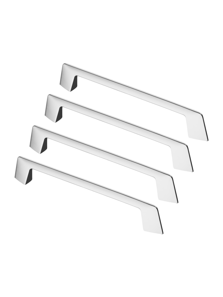 

Комплект из 4 шт ручка-скоба KERRON 160 мм хром S-2560-160, Серебристый, S-2560