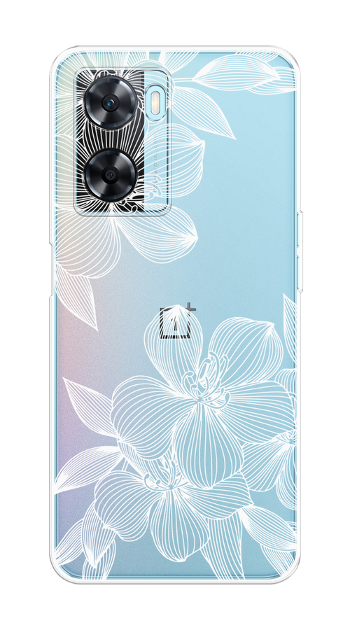 

Чехол на OnePlus Nord N20 SE "Крокус", Белый;прозрачный, 153450-1