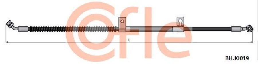 

Шланг Тормозной Передн Прав Kia Sorento 02- Cofle арт. 92BHKI019
