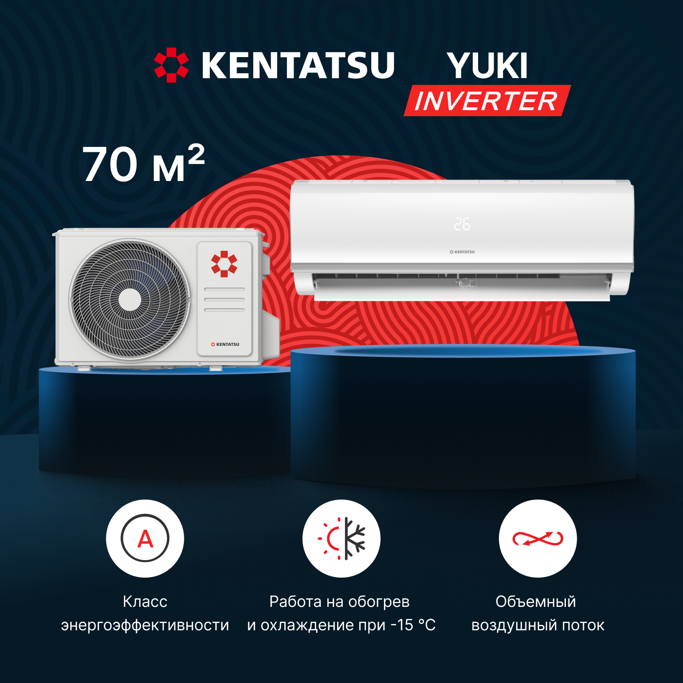 

Сплит-система Kentatsu KSGYK70HZRN1/KSRYK70HZRN1, KSGYK70HZRN1/KSRYK70HZRN1