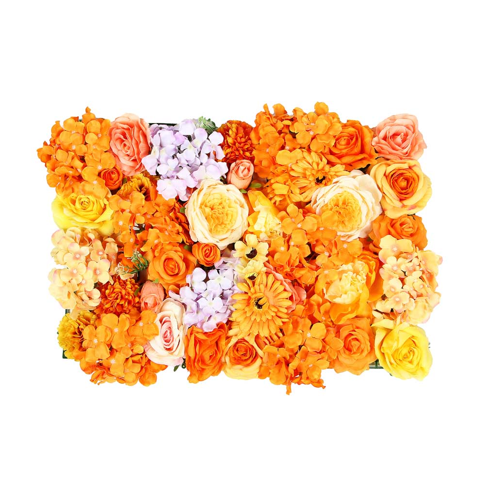 

INBLOOM Изгородь цветочная, оранжевая пастель, пластик, полиэстер, 40х60см, Разноцветный, 172070