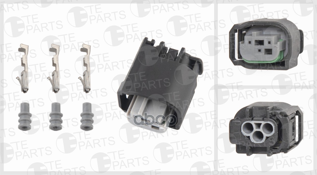 

Разъём 3х Контактный (Комплектация 3-Pin, 3 Уплотнения) TE PARTS арт. 7748348