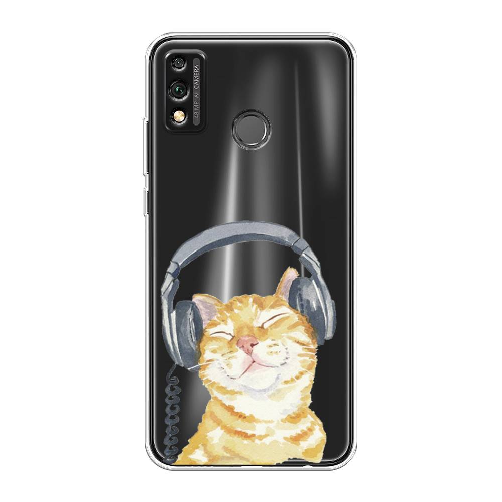 

Чехол Awog "Кот меломан" для Honor 9X Lite
