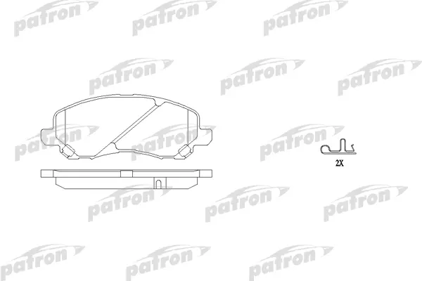 

Тормозные колодки PATRON дисковые PBP1621