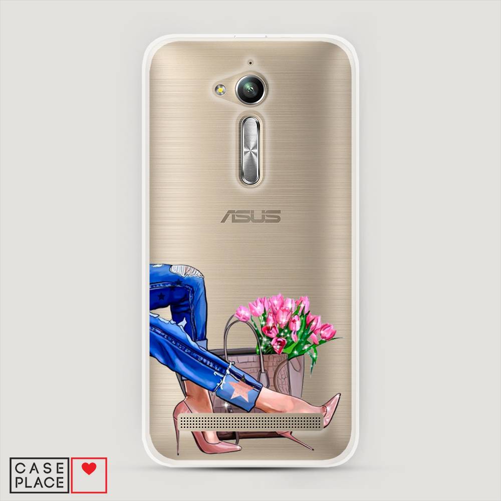 фото Чехол awog "каблучки" для asus zenfone go zb500kg