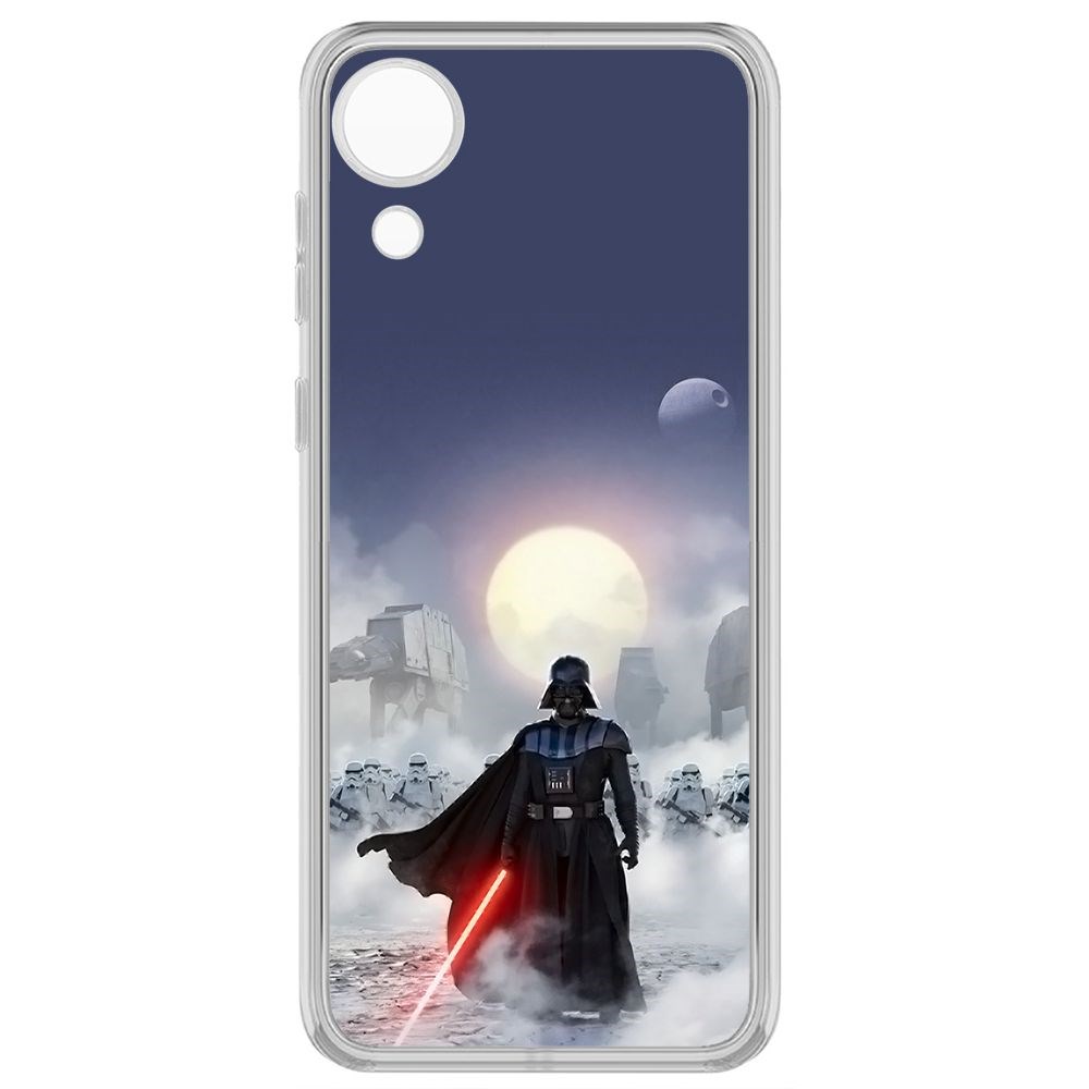 

Чехол-накладка Clear Case Звездные Войны. Дарт Вейдер для Samsung Galaxy A03 Core (A032), Прозрачный