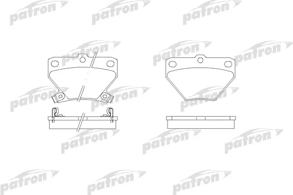 

Тормозные колодки PATRON дисковые PBP1395