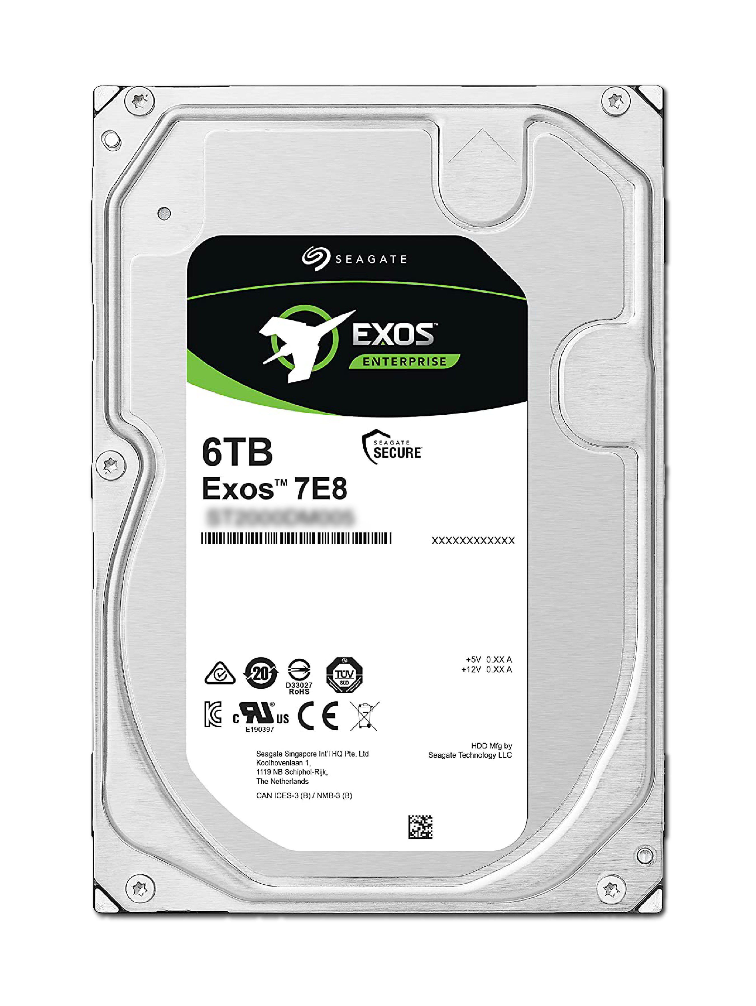 

Жесткий диск Seagate Exos 7E8 6ТБ ST600NM0115, Exos 7E8 6TB