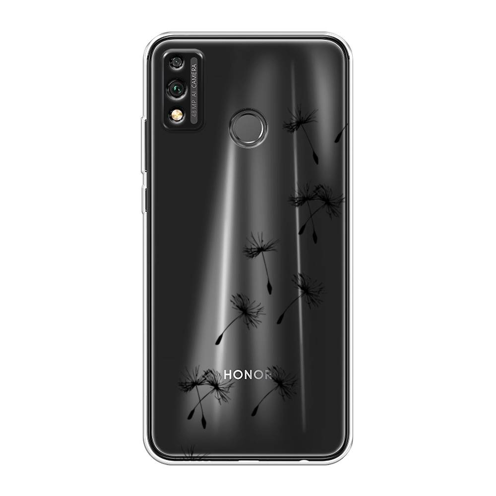 

Чехол Awog на Honor 9X Lite "Летящие одуванчики", Черный, 6104250-8