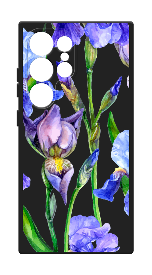 

Чехол Awog на Samsung Galaxy S24 Ultra / Самсунг S24 Ultra "Синие ирисы", Фиолетовый;голубой;зеленый, 2109252-1
