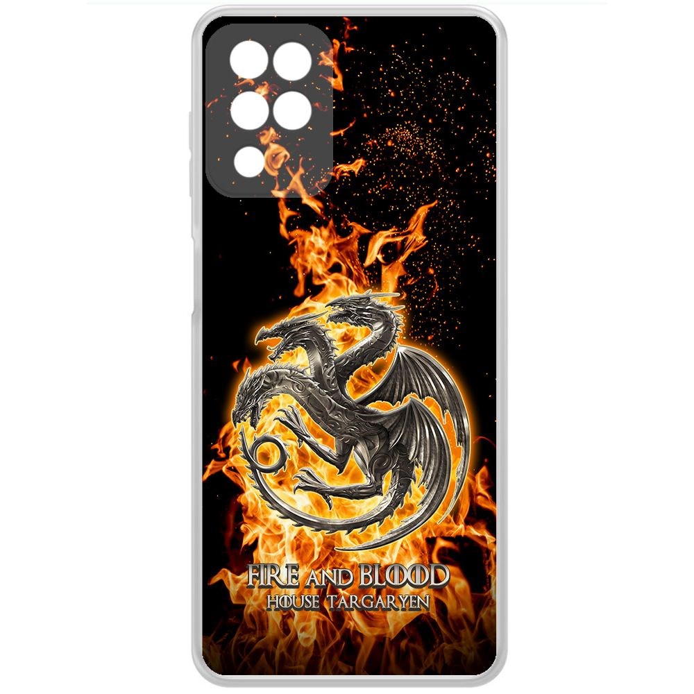 Чехол-накладка Clear Case Игра Престолов Дом Таргариен для Samsung Galaxy M12 (M125)