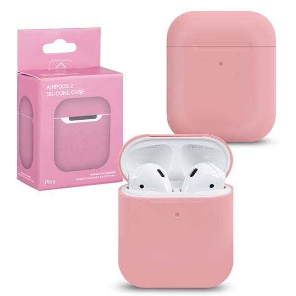 фото Чехол для airpods 1/2 silicone pink #16 nobrand