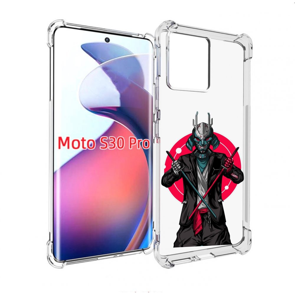 

Чехол MyPads якудза с катанами для Motorola Moto S30 Pro, Прозрачный, Tocco