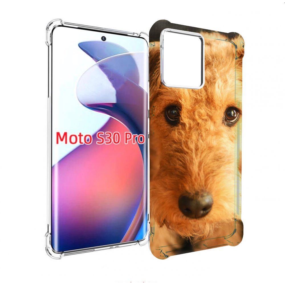 

Чехол MyPads эрдельтерьер для Motorola Moto S30 Pro, Прозрачный, Tocco