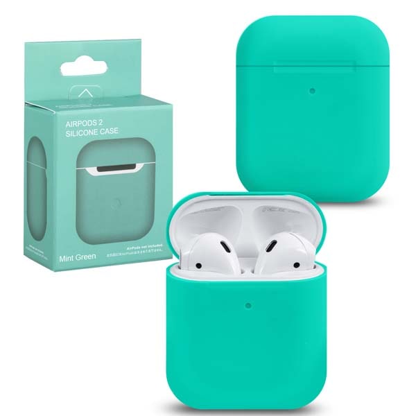 фото Чехол для airpods 1/2 silicone mint green #22 nobrand