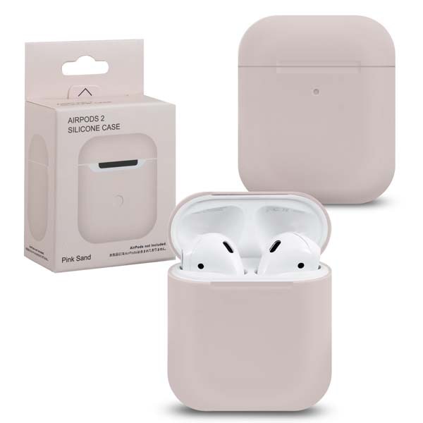 фото Чехол для airpods 1/2 silicone pink stand #9 nobrand