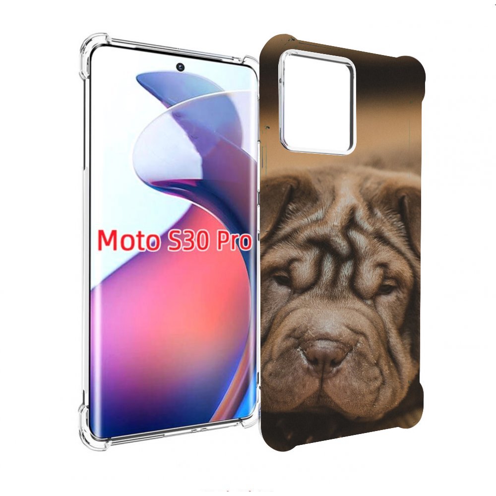 

Чехол MyPads шарпеи для Motorola Moto S30 Pro, Прозрачный, Tocco