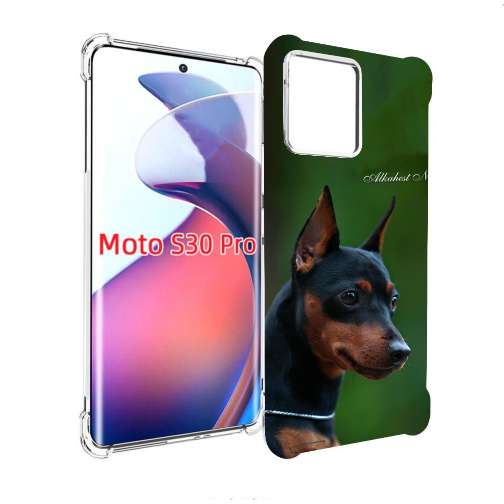 

Чехол MyPads цвергпинчер черпинчер для Motorola Moto S30 Pro, Прозрачный, Tocco