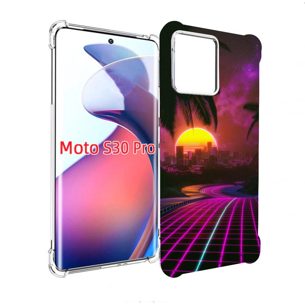 

Чехол MyPads хотлайнмайами 2 для Motorola Moto S30 Pro, Прозрачный, Tocco