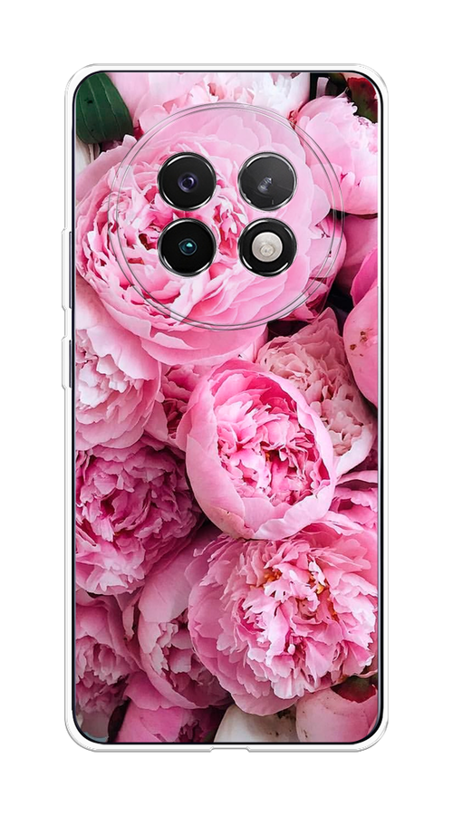 

Чехол на Realme 13+ "Розовые пионы", Бежевый;розовый, 2518750-1