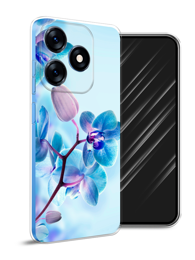 

Чехол Awog на Tecno Spark 10 "Голубая орхидея", Голубой;синий;фиолетовый, 303650-8