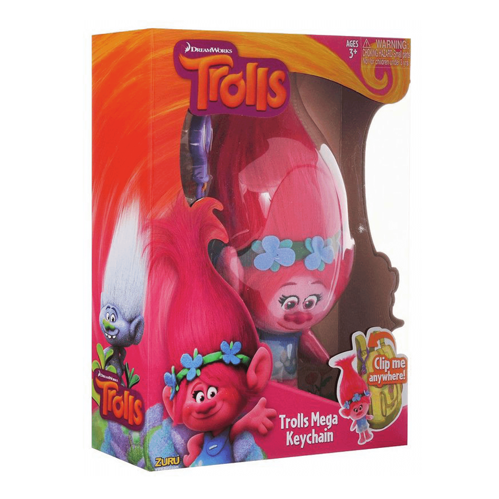 Мягкая Игрушка-брелок Розочка Trolls 20 См 499₽