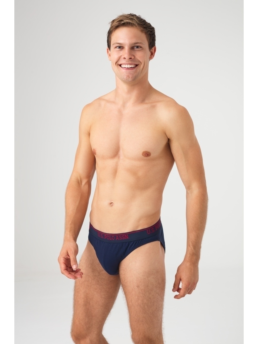 

Комплект трусов мужской U.S. POLO Assn. 80446 черный; синий XXL, 80446