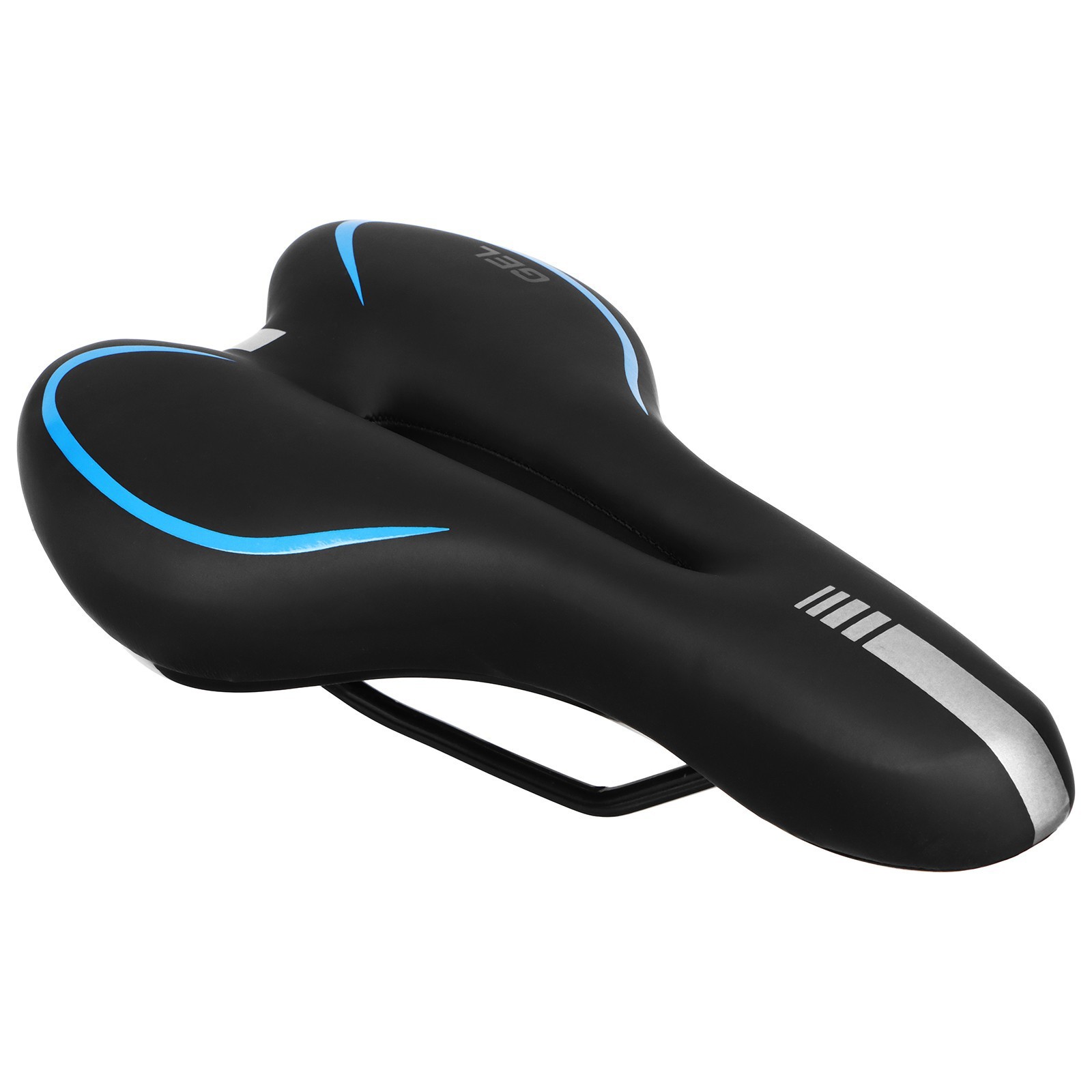 

Велосипедное седло Dream Bike Sport-comfort 285x155 мм, black/blue, Sport-comfort
