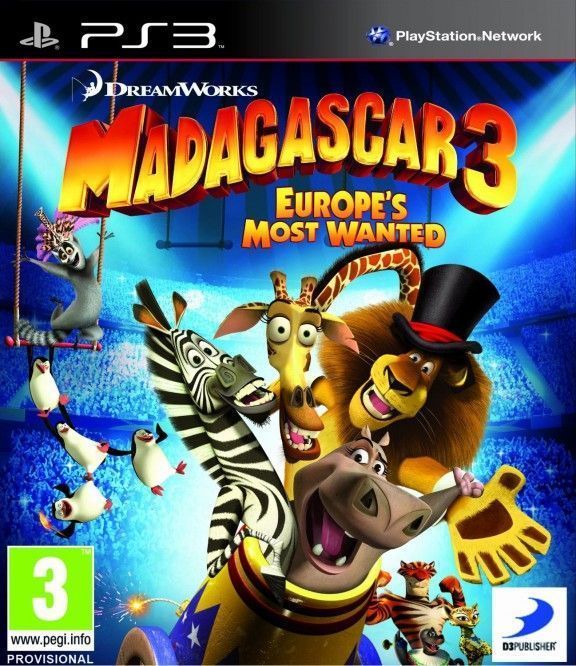 Игра Мадагаскар 3 (Madagascar 3) The Video Game Русская Версия (PS3)